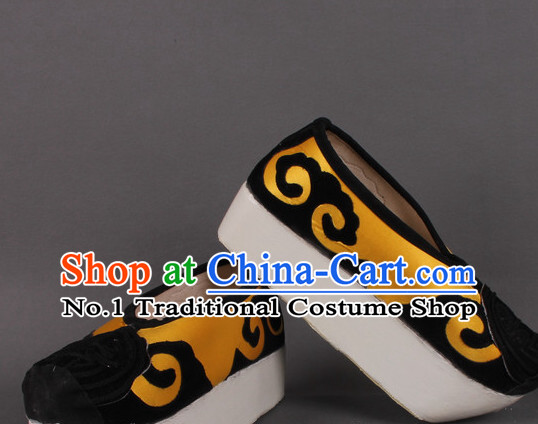 Chinese Beijing Opera Young Scholar Shoes for Men