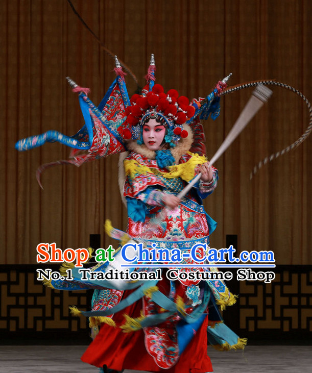 Chinese Culture Chinese Opera Costumes Chinese Cantonese Opera Beijing Opera Costumes Heroine Wu Tan Armor Costumes