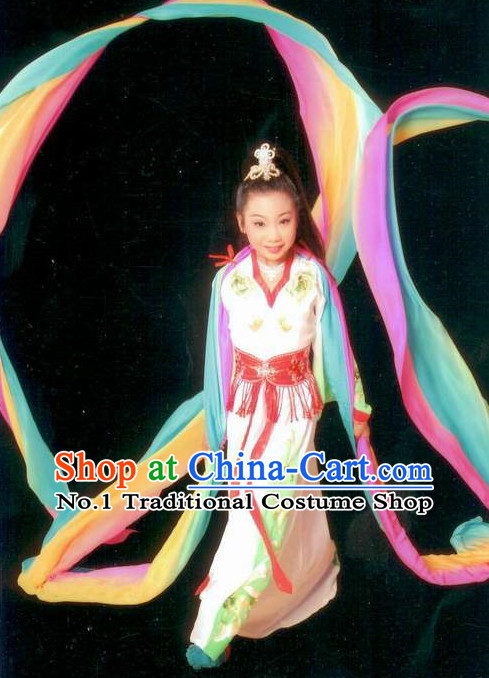 Asian Fashion China Traditional Chinese Dress Ancient Chinese Clothing Chinese Traditional Wear Chinese Opera Water Sleeve Costumes for Children
