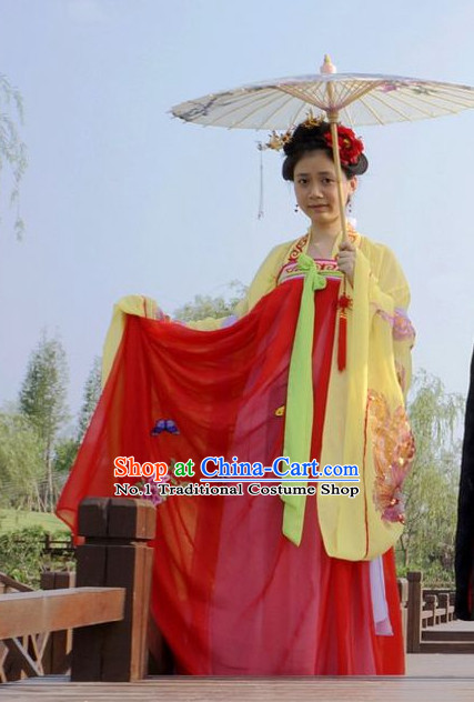 Chinese Traditional Hanfu Dress for Ladies