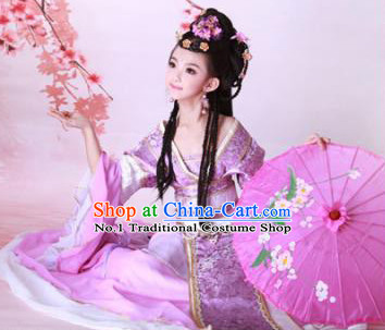 Chinese Princess Kimono Dress and Hair Accessories