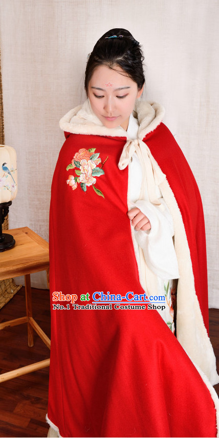 Chinese Traditional Hanfu Mantle Cape