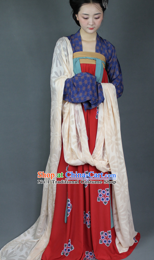 Chinese Tang Hanfu Designer Dresses Plus Size Costumes for Women