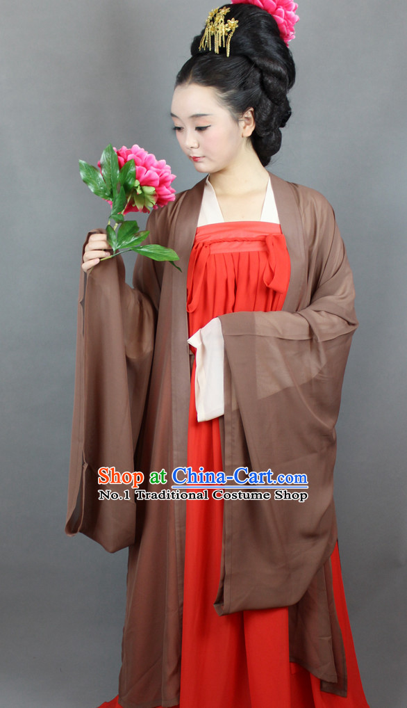 Chinese Hanfu Suit Summer Dresses for Women