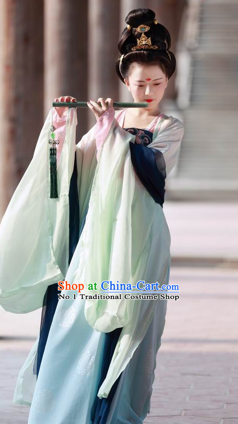 Chinese Tang Summer Dress for Ladies