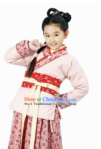 Traditional Ancient Chinese Hanfu Suit for Kids