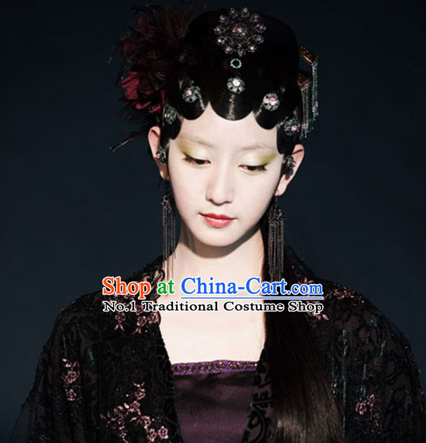 Chinese costumes sexy hanfu ancient princess clothing hair accessories