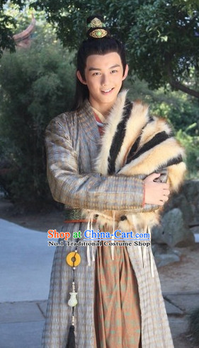 Chinese Ancient Swordsman Costumes Complete Set for Teenagers or Adults