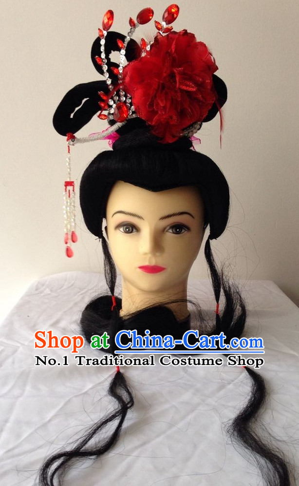 Chinese Beijing Opera Wig and Hair Accessories