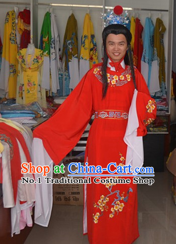 Asian Fashion Chinese Jia Baoyu Costume and Coronet Complete Set