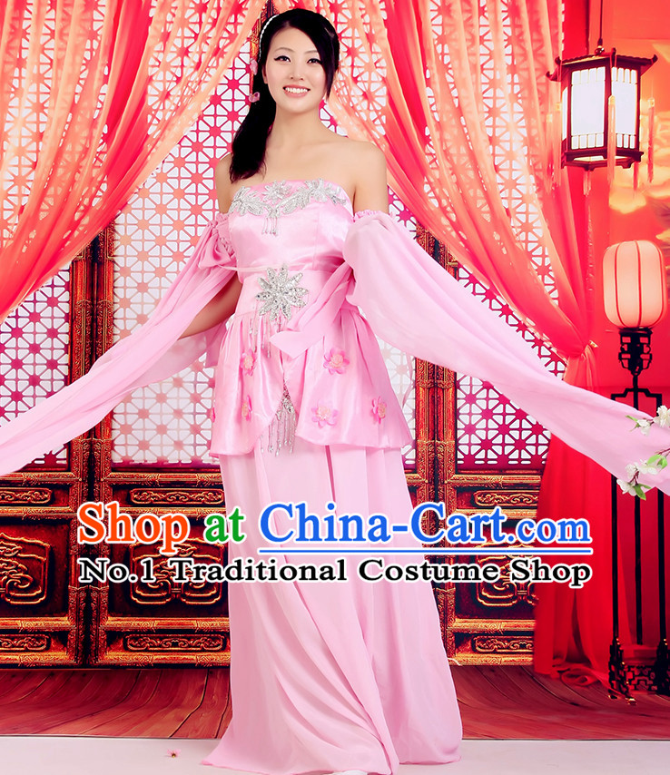 Asian Fashion Chinese Tradiitonal Dress Women Classicial Dancewear
