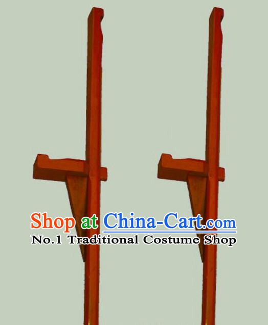 Chinese Stage Performance Long Stilt Props