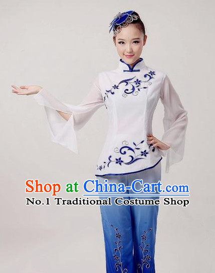 Chinese Han Minority Folk Dance Costumes Dancewear