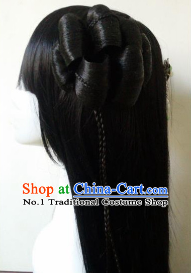 Traditional Chinese Black Wigs for Women Buy Wigs online