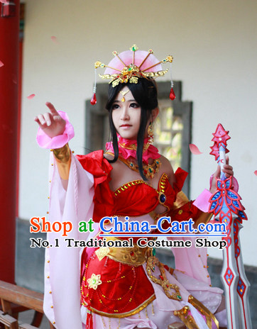 Top Chinese Xi Shi Beauty Halloween Costumes and Accessories Complete Set