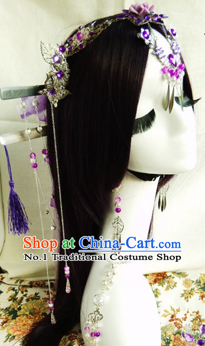 Chinese traditional hair accessories headwear head pieces headpiece accessory empress emperor princess