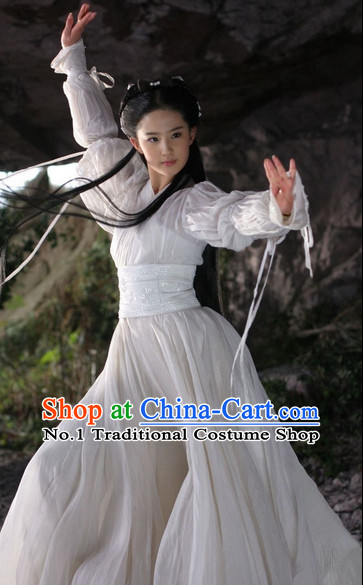 Traditional Chinese Xiao Long Nv Young Dragon Lady Hanfu Costumes