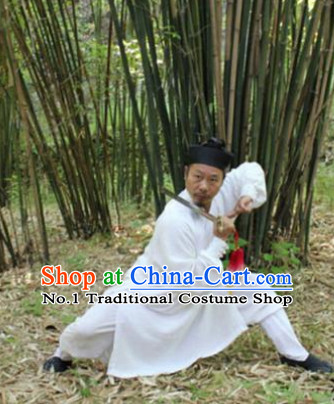 Chinese taoist uniform taoist costumes long robe dao