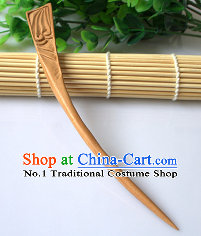 Handmade Chinese Wooden Taoist Hairpin
