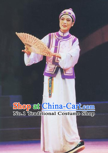 Asian Chinese Traditional Dress Theatrical Costumes Ancient Chinese Clothing Landlord Costumes and Hat