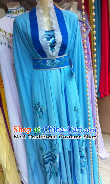Asian Chinese Traditional Dress Theatrical Costumes Ancient Chinese Clothing Opera Water Sleeves Costumes