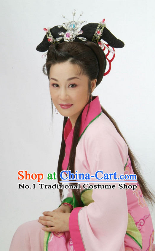 Traditional Chinese Peking Opera Theatrical Costumes Hair Accessories