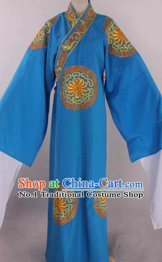 Chinese Traditional Oriental Clothing Theatrical Costumes Opera Costume Long Robe for Men