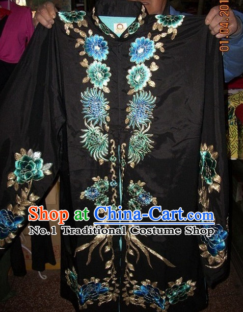 Traditional Ancient Chinese Beijing Opera Black Dresses
