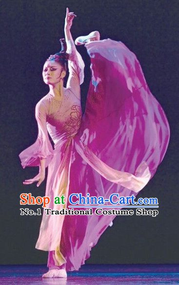 Chinese Classical Dancing Costumes Complete Set for Women