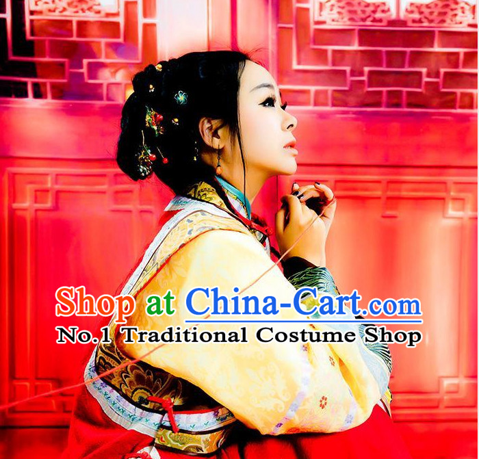 Chinese TV drama costumes long robe series oriental clothing ancient Chinese costumes traditional Chinese dress attire outfits Hanfu han fu