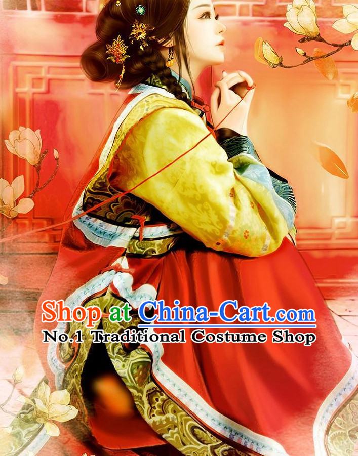 Chinese TV drama costumes long robe series oriental clothing ancient Chinese costumes traditional Chinese dress attire outfits Hanfu han fu