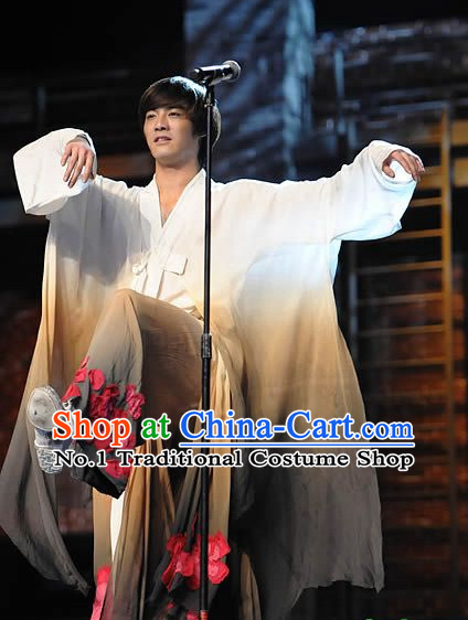 Asian Fashion Traditional Chinese Classical Dance Costumes for Men