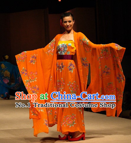 Ancient Chinese Empress Clothing Complete Set for Women
