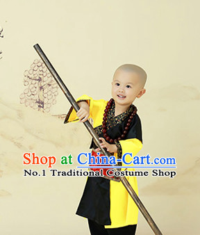 Traditional Chinese Shaolin Kung Fu Uniform Costumes for Kids