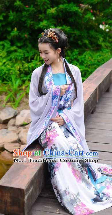 Chinese Hanfu China Shopping Asian Fashion Plus Size Clothing Clothes online Oriental Dresses Ancient Costumes and Hair Accessories Complete Set