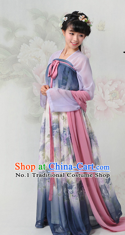 Chinese Hanfu China Shopping Asian Fashion Plus Size Clothing Clothes online Oriental Dresses Ancient Costumes and Hair Accessories Complete Set