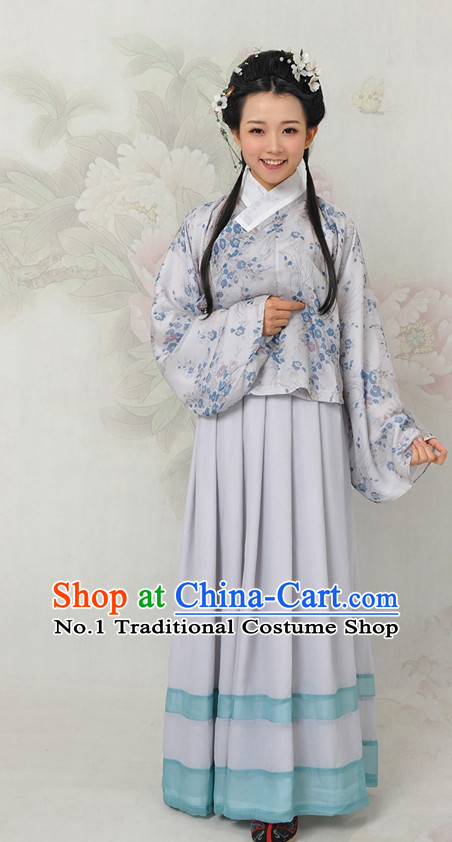 Chinese Hanfu China Shopping Asian Fashion Plus Size Clothing Clothes online Oriental Dresses Ancient Costumes and Hair Accessories Complete Set