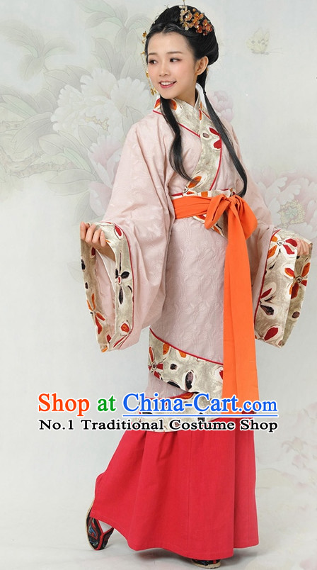 Chinese Hanfu China Shopping Asian Fashion Plus Size Clothing Clothes online Oriental Dresses Ancient Costumes and Hair Accessories Complete Set