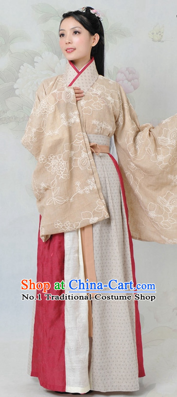 Chinese Hanfu China Shopping Asian Fashion Plus Size Clothing Clothes online Oriental Dresses Ancient Costumes and Hair Accessories Complete Set