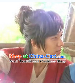 Handmade Chinese Knight Wigs for Men