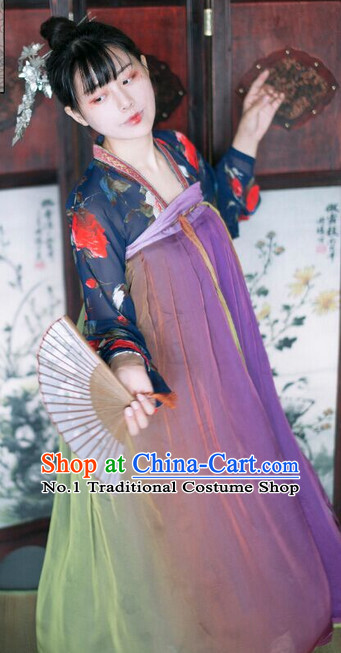 Ancient Chinese Tang Dynasty Skirt for Ladies