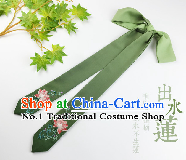 Green Handmade Chinese Traditional Hair Band Hair Bands Headbands for Girls