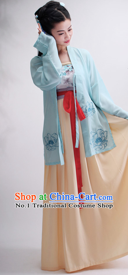 Ancient Chinese Hanfu Suit Complete Set for Women