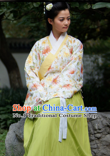 Ancient Chinese Female Ming Dynasty Suit Complete Set