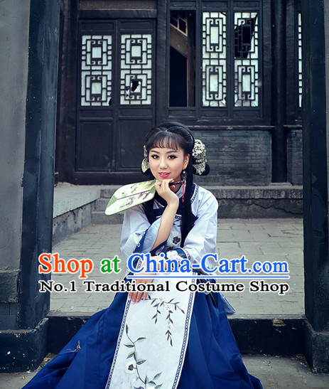 Chinese ancient costumes hanfu han fu Chinese traditional clothing