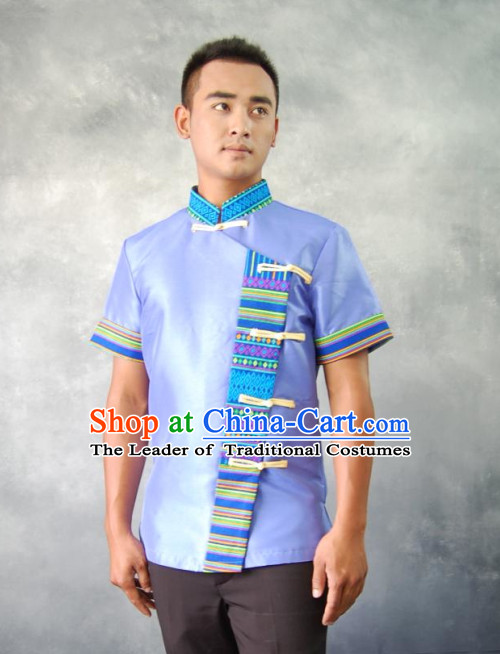 Thailand Traditional National Blouse for Men