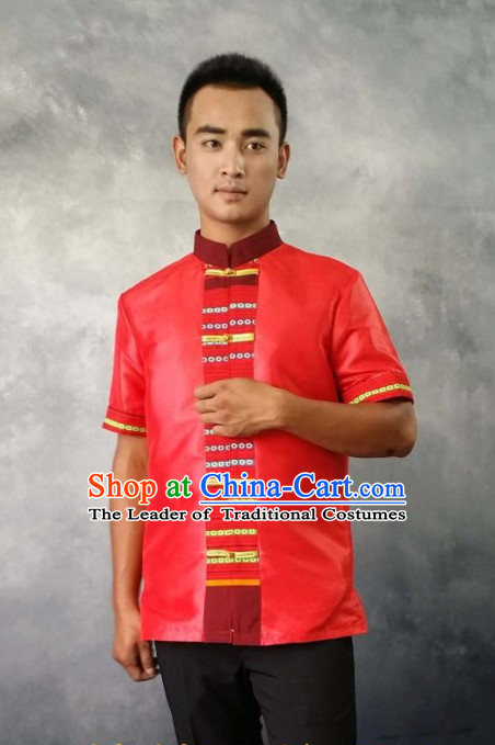 Thailand Traditional National Blouse for Men