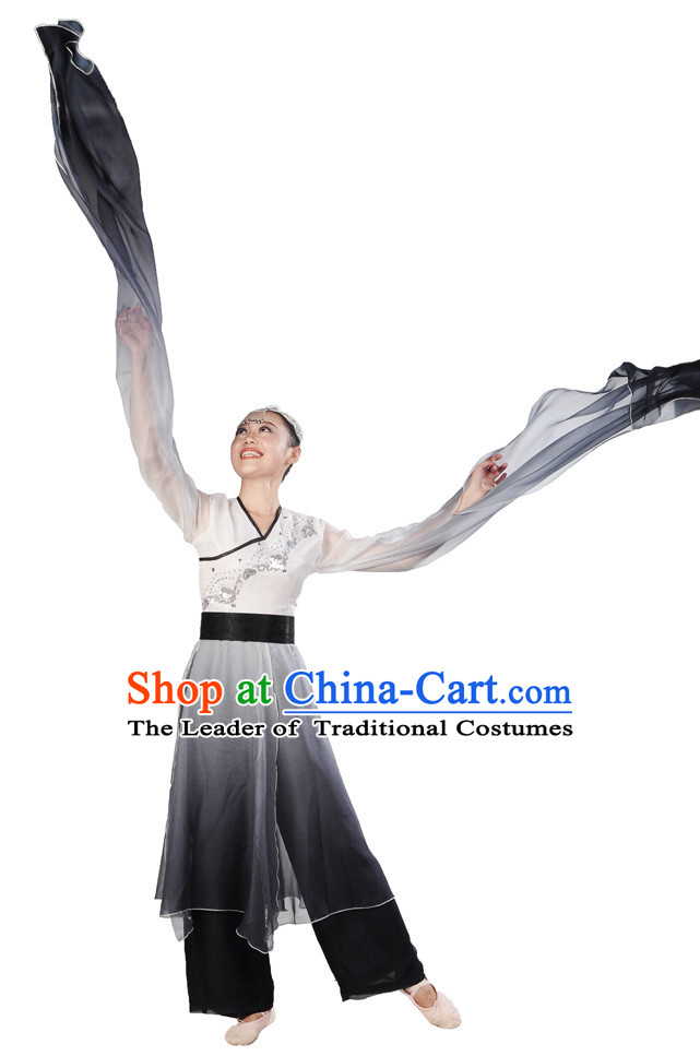 Water Sleeves Dancing Costume for Women