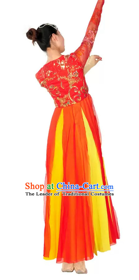 China Folk Dance Wear and Headdpieces for Women