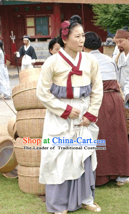 Ancient Korean Civilian Female Clothing.